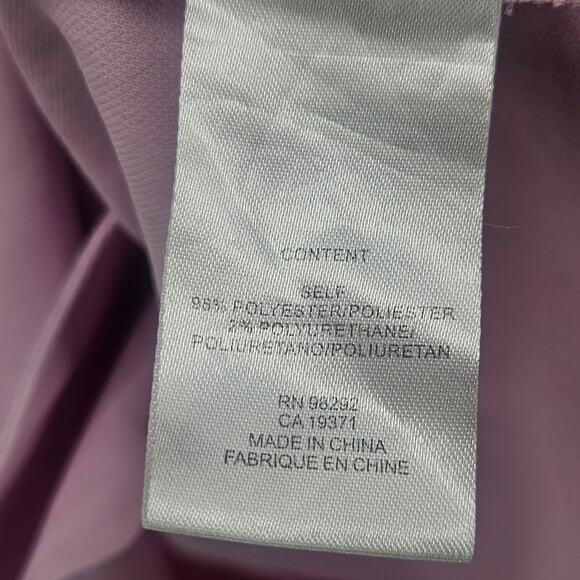 TIBI Lace-Up Crepe Midi Dress Purple Lilac‎ Size 8 - Picture 12 of 16